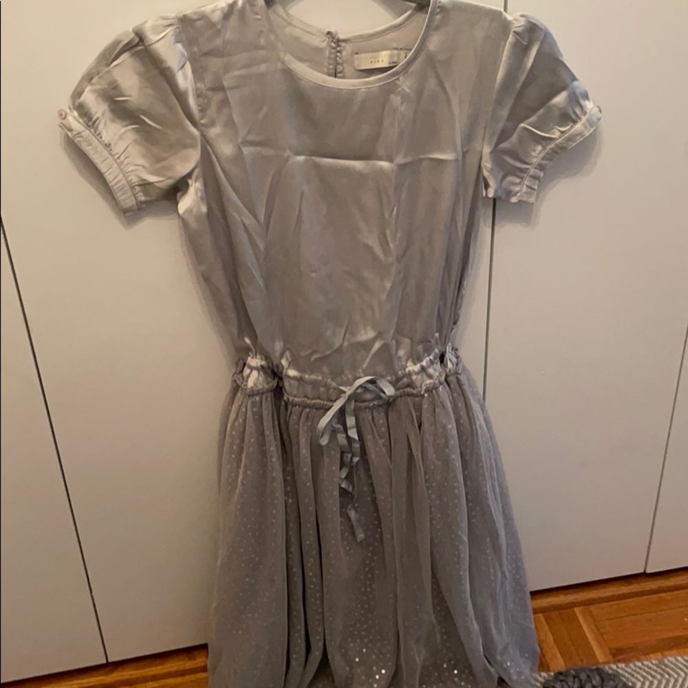 A super pretty girls Stella McCartney silver dress